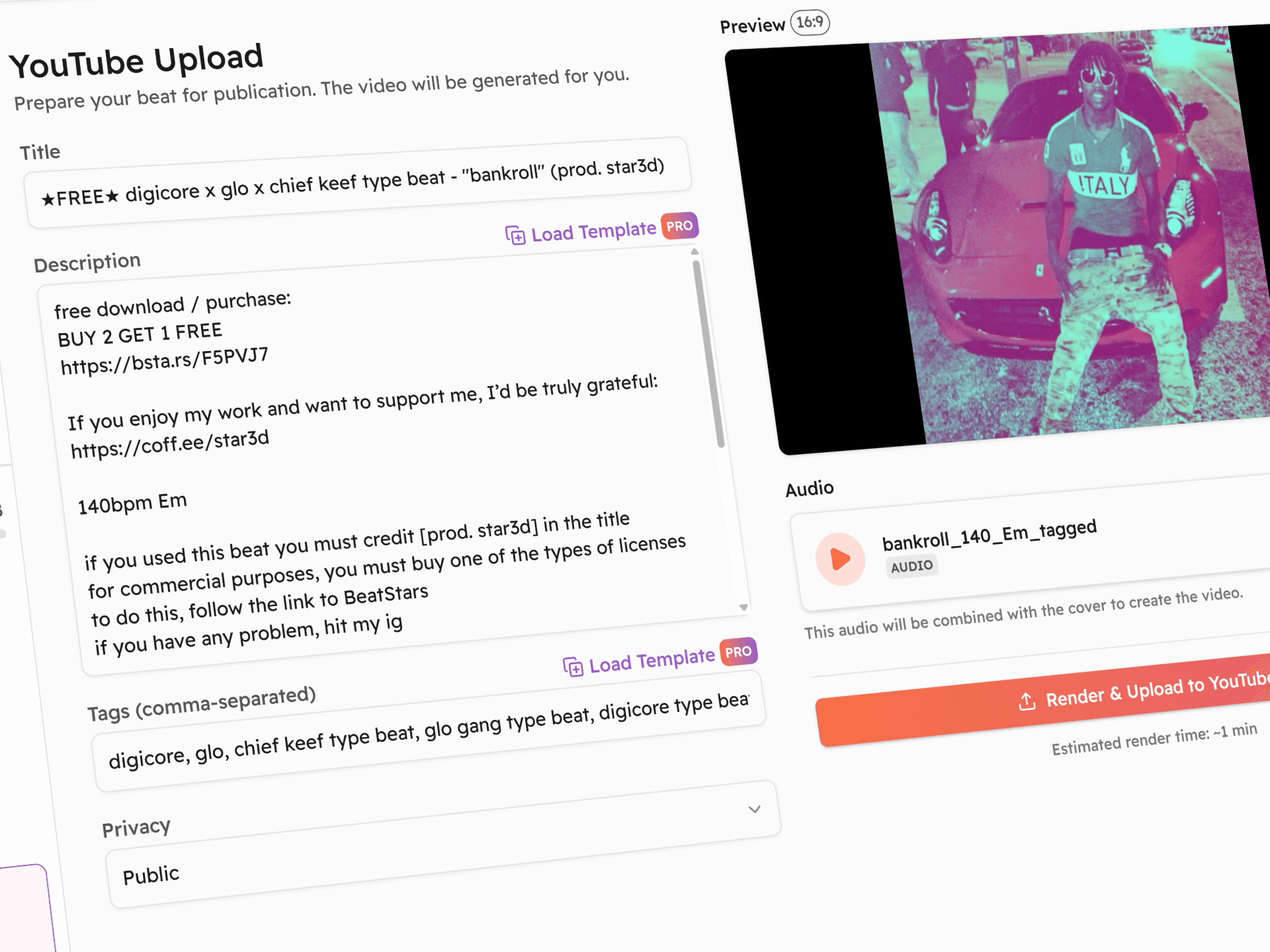 Publish or Schedule to YouTube light theme